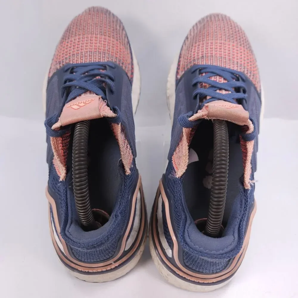 Adidas Ultraboost 19 Lace Up Athletic Training Shoe Womens Size 8 G54013 Blue